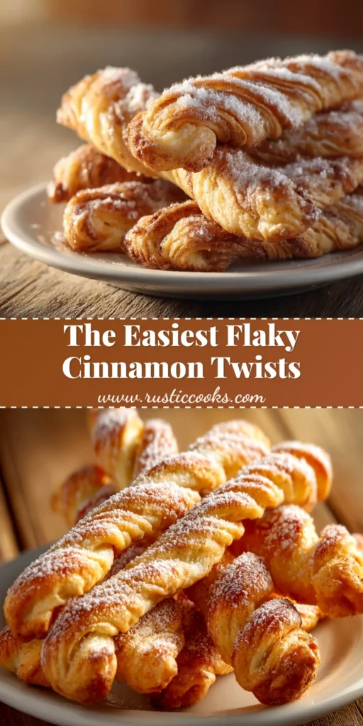 A close-up overhead shot of several golden-brown, flaky cinnamon twists drizzled with a white glaze, arranged on a piece of parchment paper.