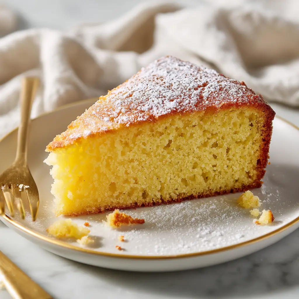 A golden brown Kentucky Butter Cake fresh from the oven, still in its bundt pan. The butter sauce is being poured over the top.