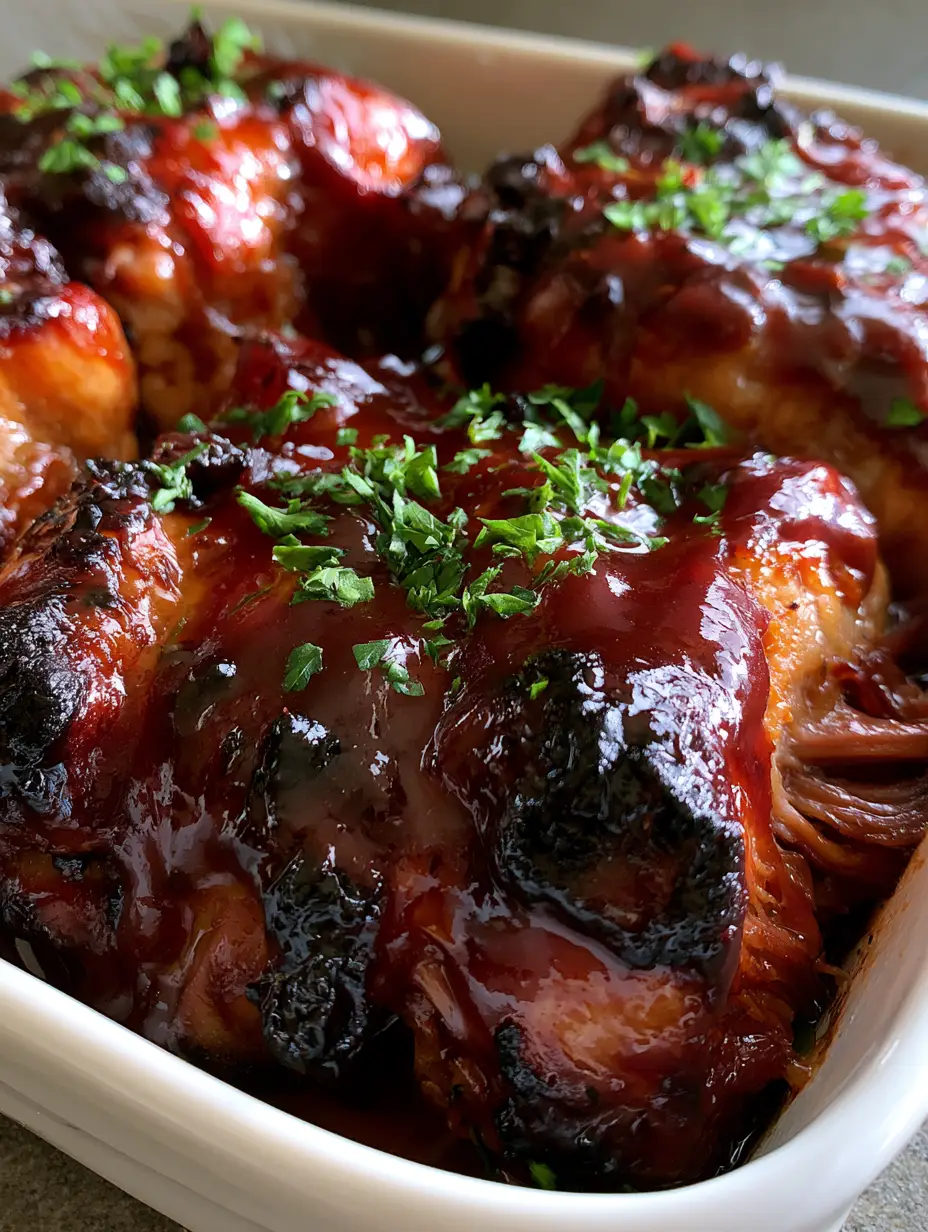 Oven-Baked Country Style Ribs: The Secret to Succulent, Charred Perfection 4 Smartphone photo of slow-roasted country style pork ribs with thick caramelized BBQ glaze in a white ceramic dish. (Oven-Baked Country Style Ribs)