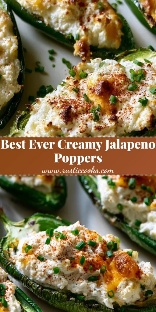 A close-up vertical shot of Easy Jalapeno Poppers on an off-white plate, featuring toasted cheese and fresh chives.