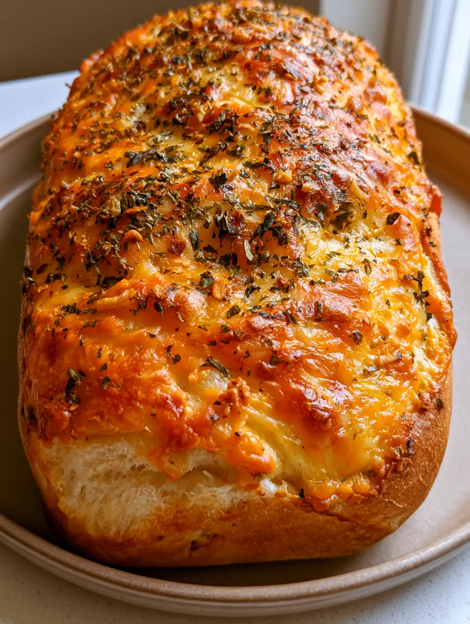 Italian Herbs and Cheese Bread: The Ultimate Homemade Subway Copycat Recipe 4 Freshly baked Italian Herbs and Cheese Bread showing the soft airy texture at the edges. (Italian Herbs and Cheese Bread)